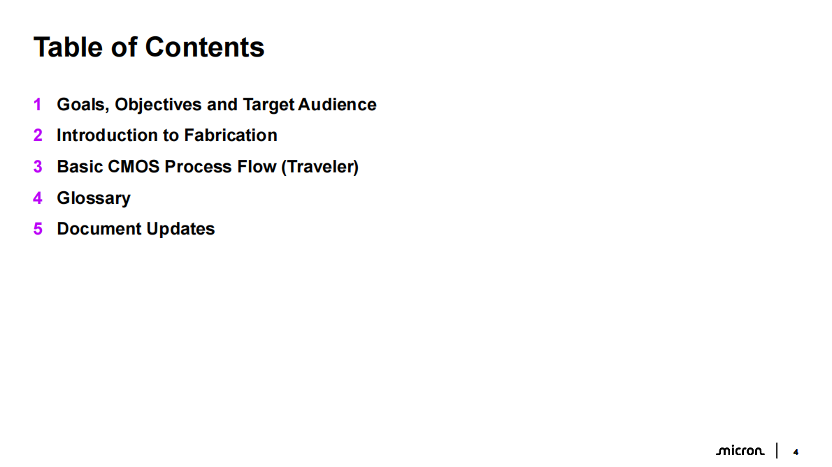 美光（Micron）：2025年半导体制造工艺介绍报告（英文版） 第4页