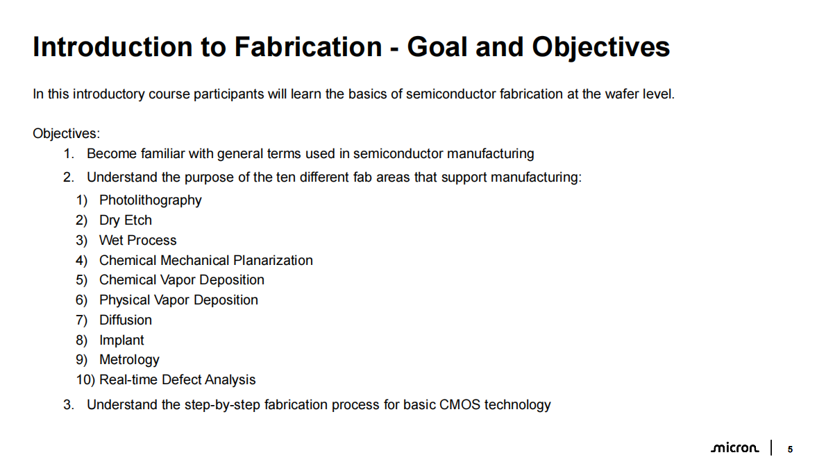 美光（Micron）：2025年半导体制造工艺介绍报告（英文版） 第5页