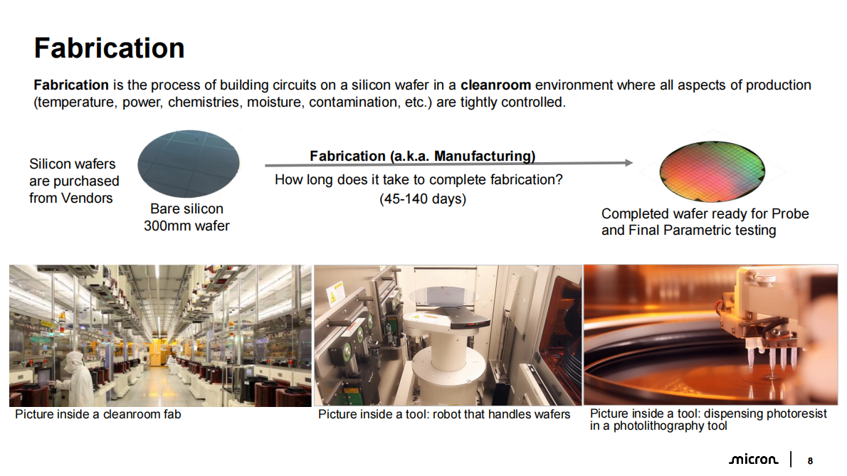 美光（Micron）：2025年半导体制造工艺介绍报告（英文版） 第8页