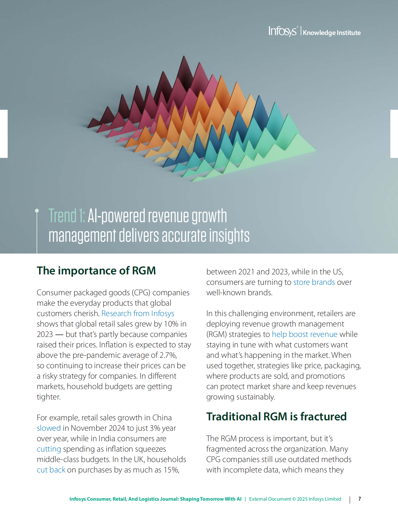 印孚瑟斯Infosys：2025年信息、零售和物流杂志：用人工智能塑造未来报告（英文版） 第7页