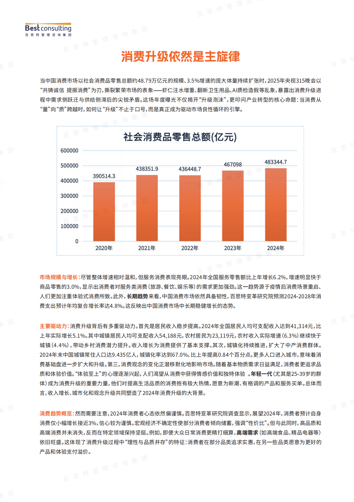 百思特：消费升级依然是主旋律——以食品饮料、奢侈品、消费电子行业为例的消费升级破局启示 第2页