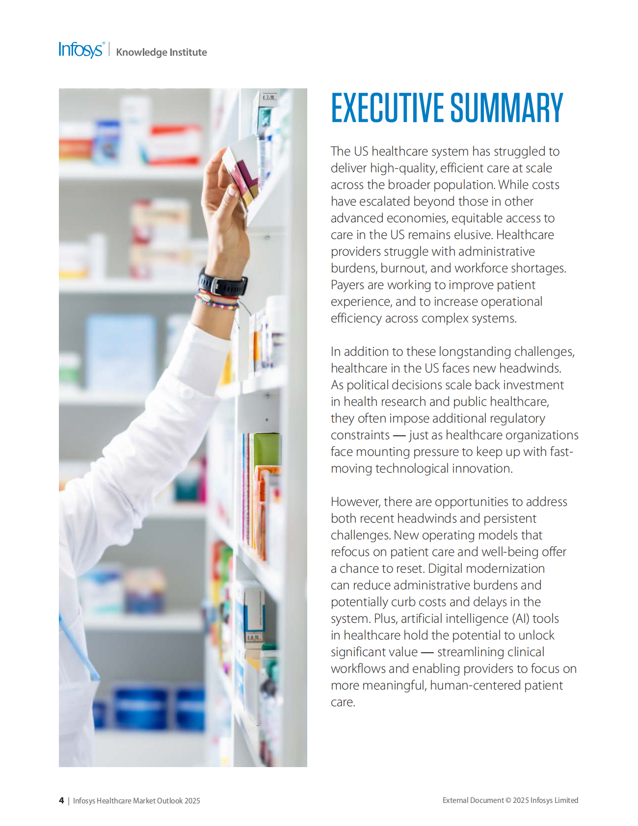 印孚瑟斯Infosys：2025年医疗保健市场前景报告（英文版） 第4页