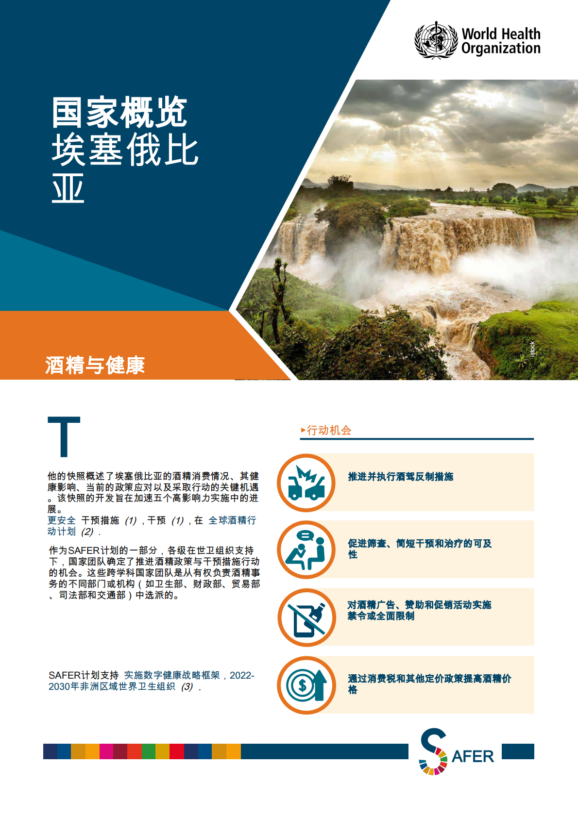 酒精与健康：国家概览埃塞俄比亚 第1页