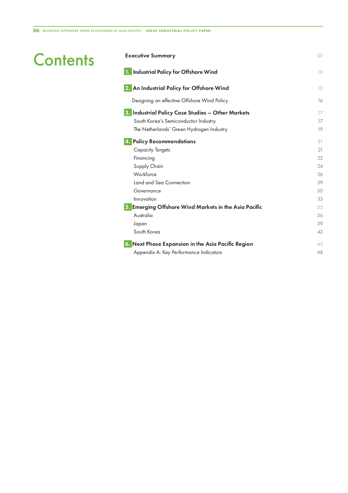 GWEC全球风能协会：2025年亚太地区海上风电经济的建设：工业增长的战略途径报告（英文版） 第6页