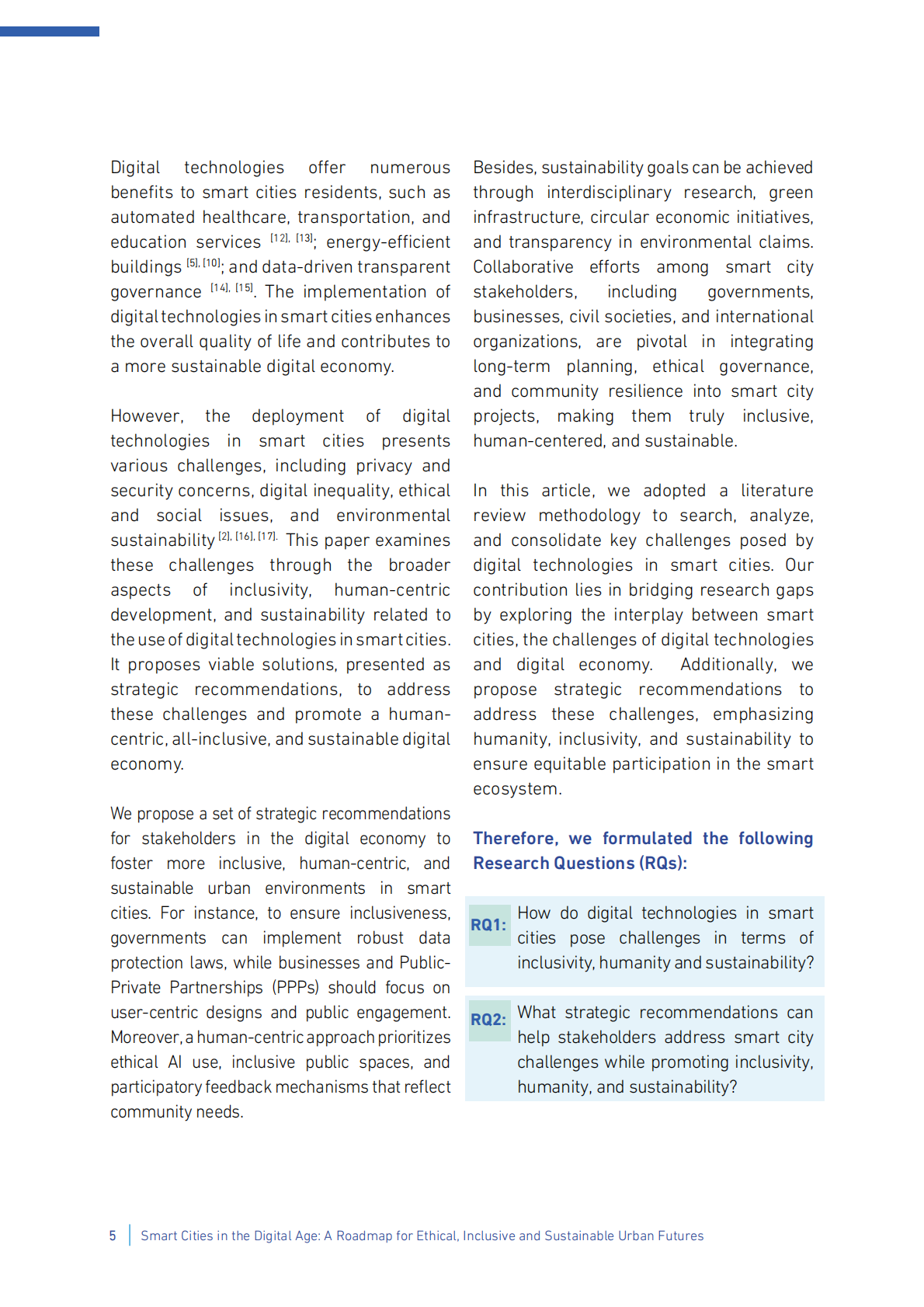 DCO数字合作组织：2025年数字时代的智慧城市：伦理、包容和可持续城市未来的路线图（英文版） 第5页