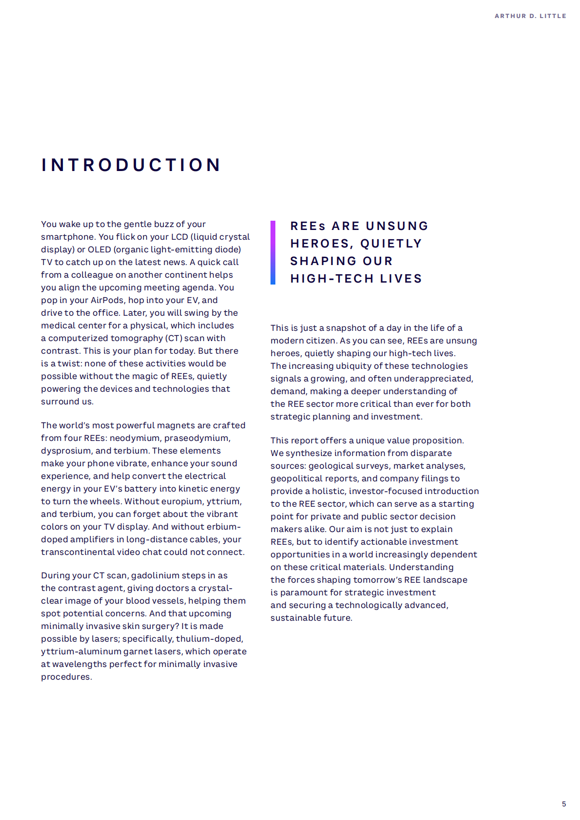 Arthur D. Little理特咨询：2025年稀土资源-市场动态和地缘政治如何推动多样的投资路径报告（英文版） 第5页