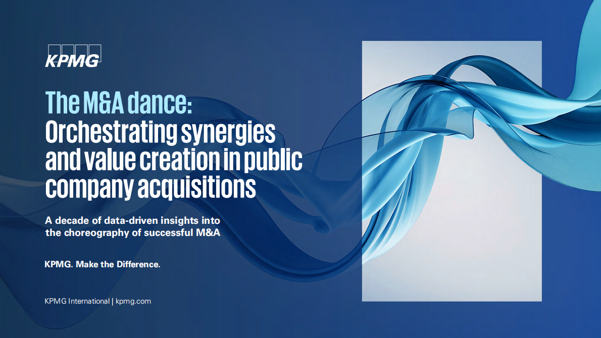 毕马威：2025年并购之舞：统筹上市公司收购中的协同效应与价值创造报告（英文版） 第1页