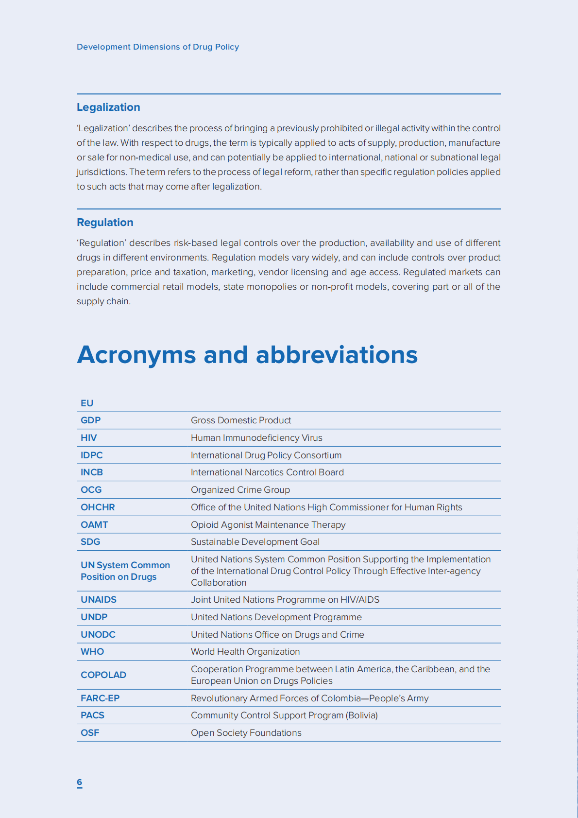 联合国开发计划署UNDP：2025年药物政策的发展维度：评估新挑战、发现机遇和解决新问题报告（英文版） 第6页