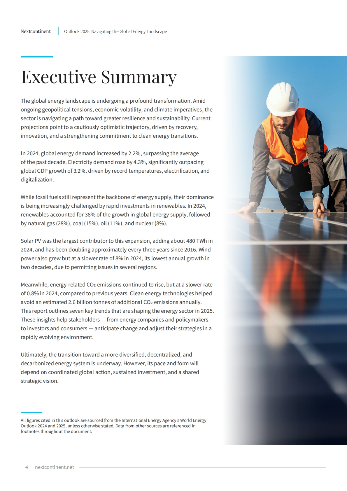 Nextcontinent：2025年展望：驾驭全球能源格局研究报告（英文版） 第4页