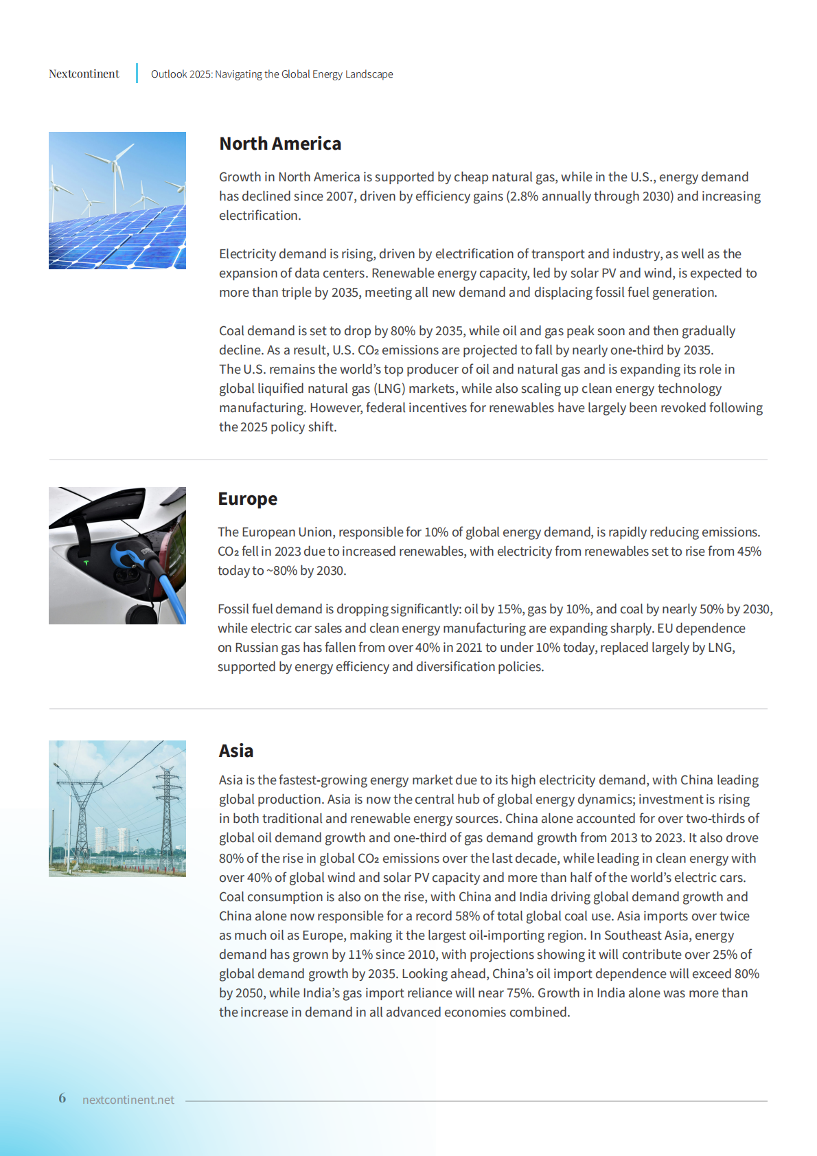 Nextcontinent：2025年展望：驾驭全球能源格局研究报告（英文版） 第6页