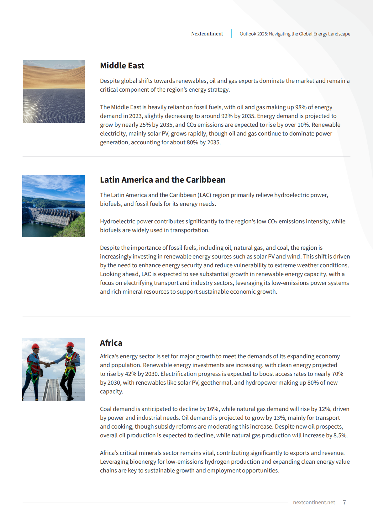 Nextcontinent：2025年展望：驾驭全球能源格局研究报告（英文版） 第7页