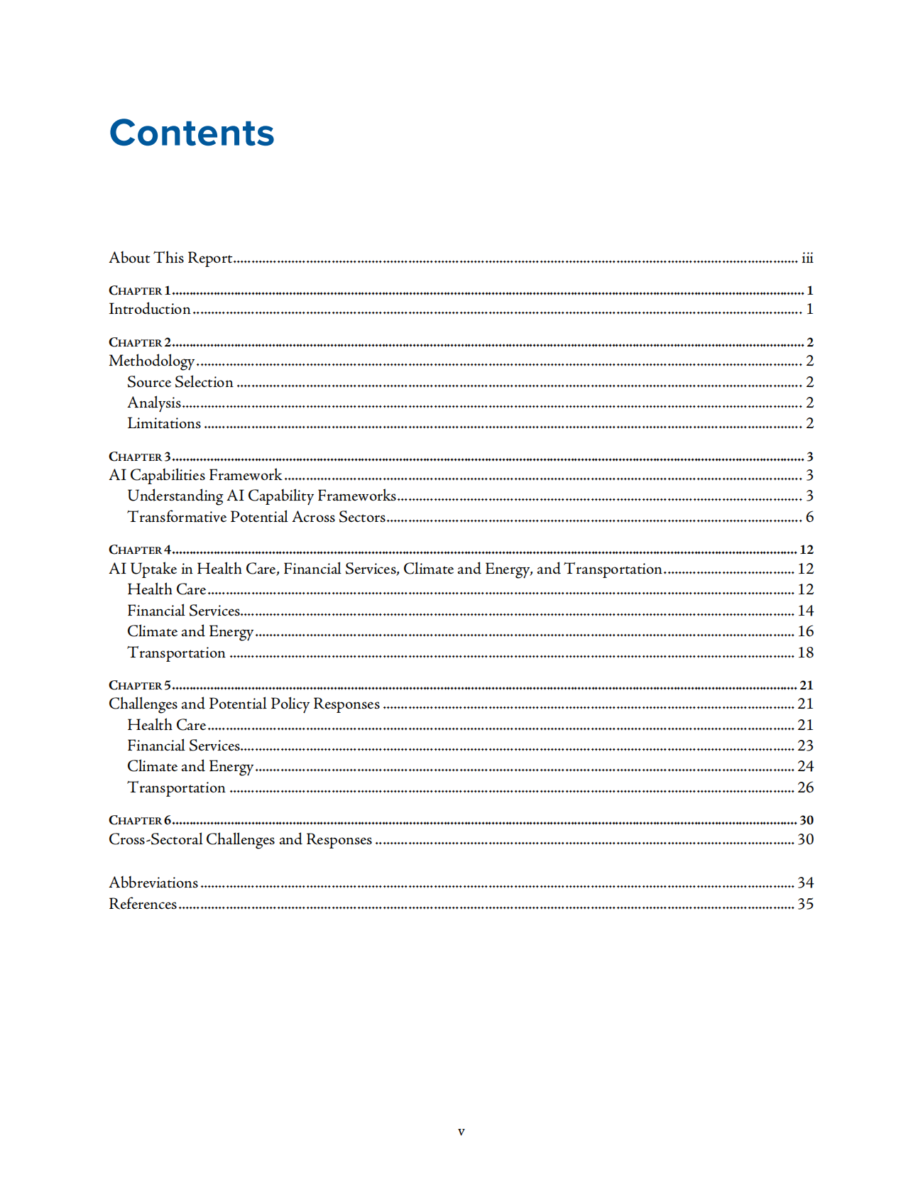 Rand兰德：2025年AI应用与行业转型：对医疗、金融服务、气候与能源及交通领域的影响报告（英文版） 第5页