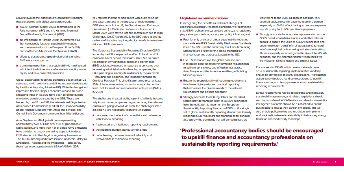 ACCA：2025年东盟可持续发展报告（英文版） 第5页