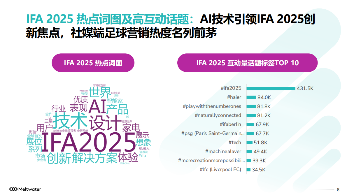 Meltwater融文中国：2025年IFA洞察报告：AI生活化创新与中国电子消费品海外机遇 第6页