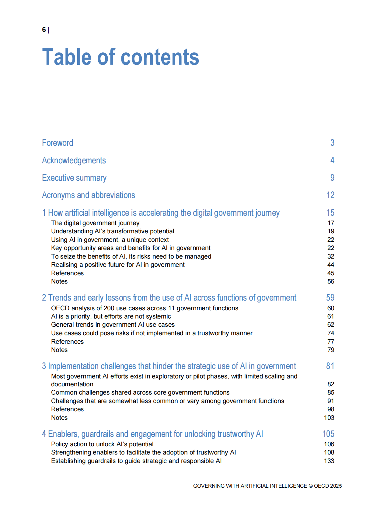 OECD经合组织：2025年AI赋能治理：核心政府职能的现状与未来研究报告（英文版） 第8页