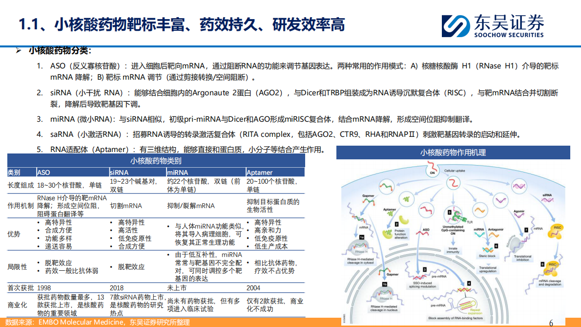 东吴证券：小核酸行业：MNC加大BD，慢病 + 肝外领域潜力无限 第6页