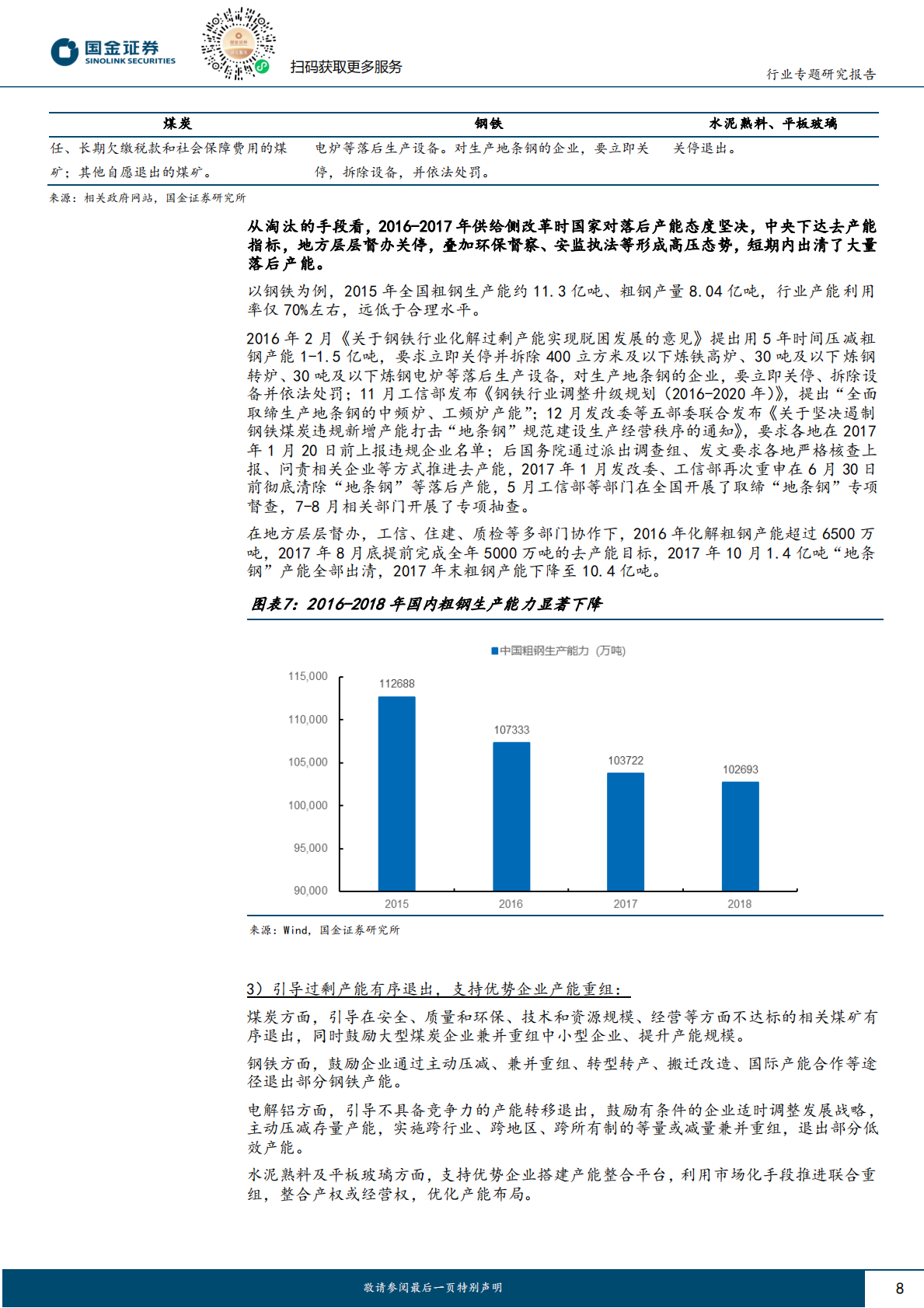 国金证券：光伏行业专题：顶层支持+市场化淘汰+技术迭代有望推动供给改善 第8页