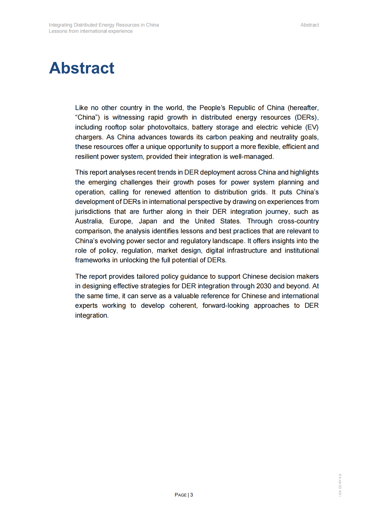 IEA国际能源署：2025年中国分布式能源资源整合：国际经验启示研究报告（英文版） 第3页