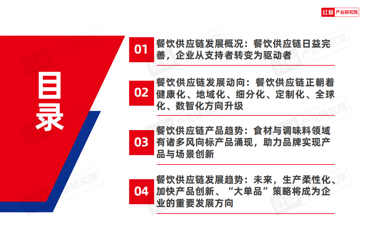 红餐产业研究院：餐饮供应链趋势发展报告2025 第3页