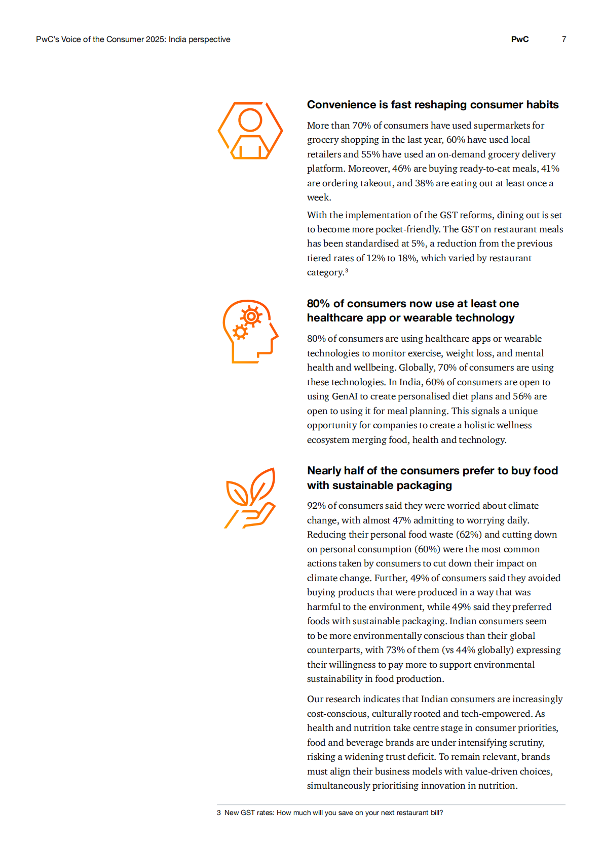 普华永道：2025年印度消费者之声调研报告：食品行业价值创造路径（英文版） 第7页