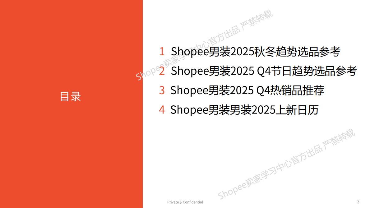 Shopee：2025年第4季度男装品类 选品参考 第2页