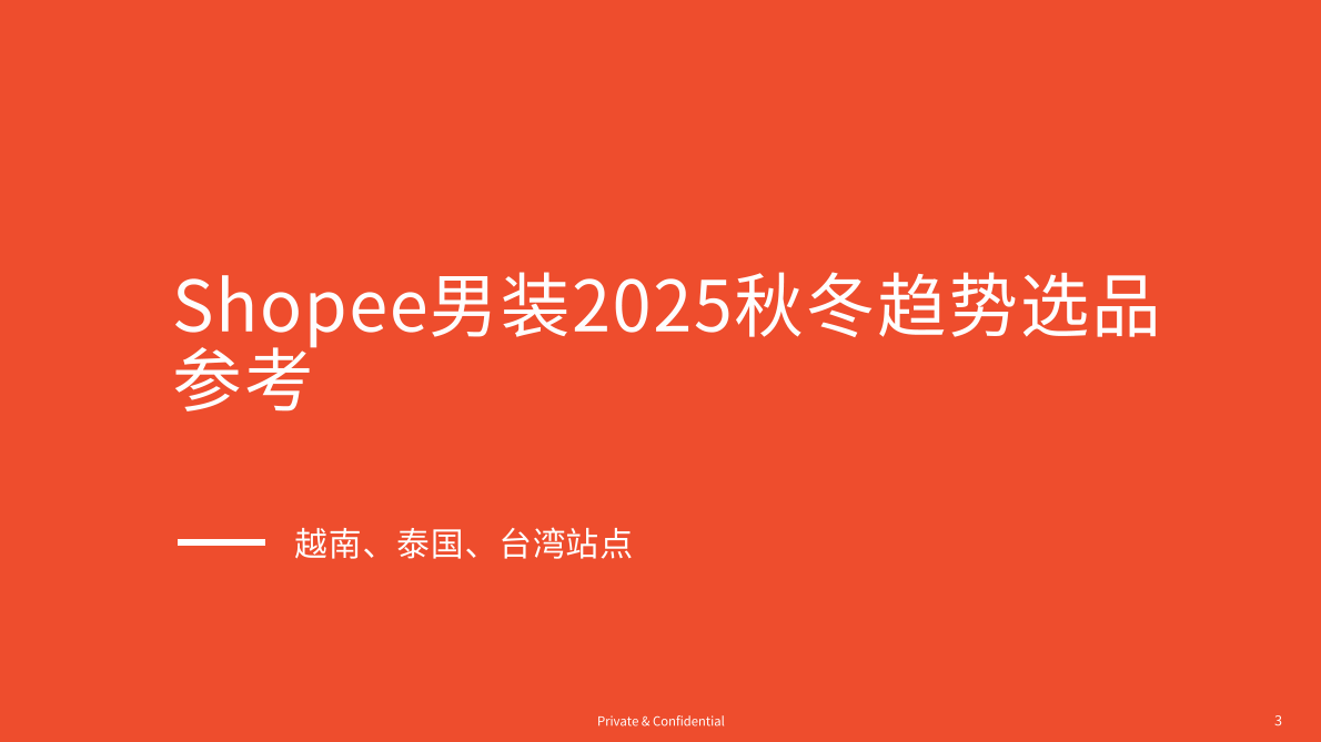 Shopee：2025年第4季度男装品类 选品参考 第3页