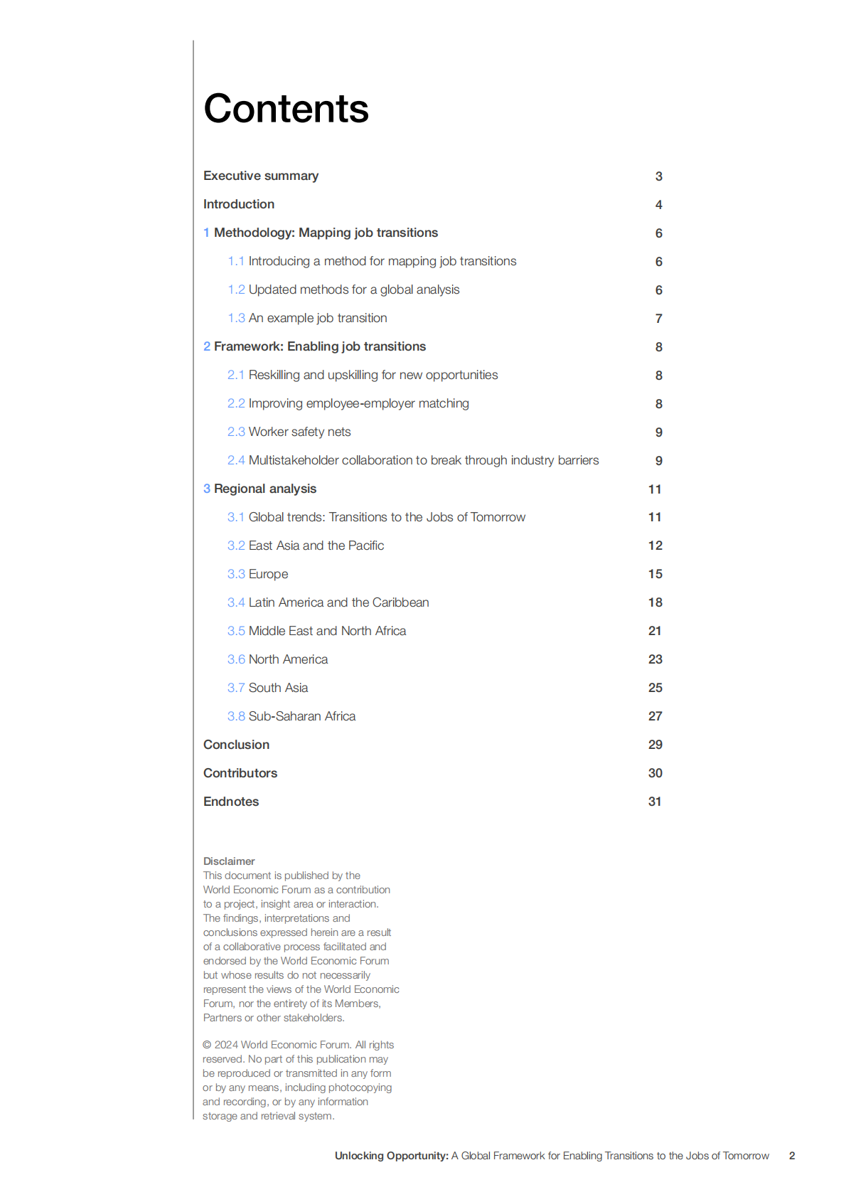 世界经济论坛：2024年解锁机遇：推动向未来工作转型的全球框架报告（英文版） 第2页
