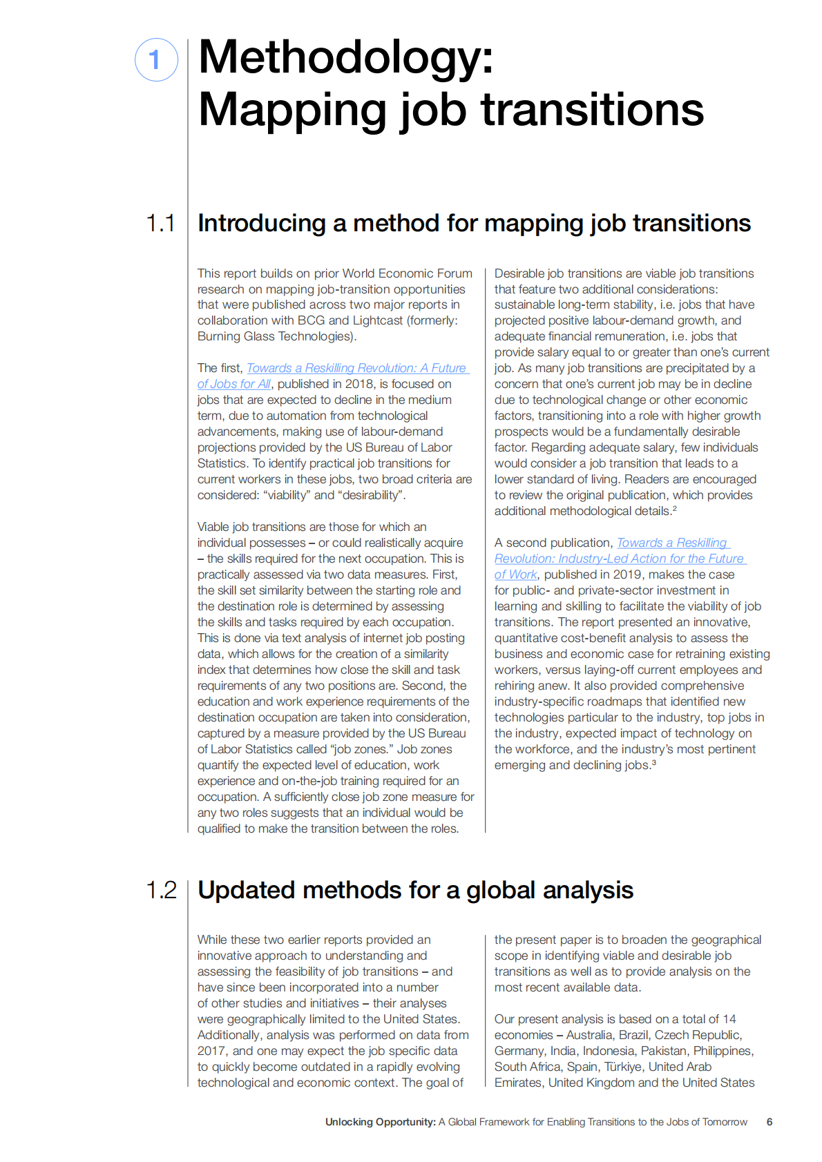世界经济论坛：2024年解锁机遇：推动向未来工作转型的全球框架报告（英文版） 第6页