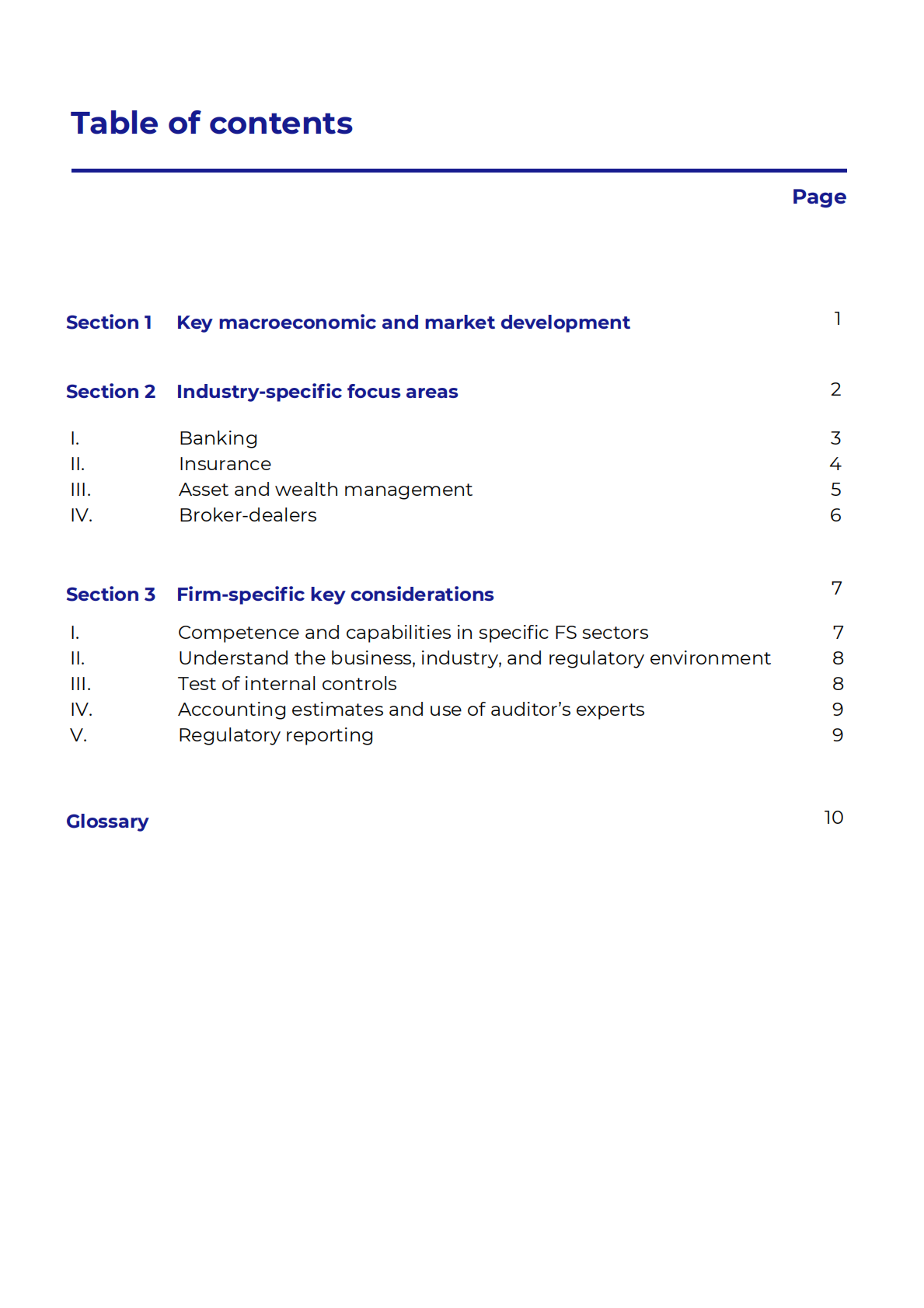 AFRC会计及财务汇报局：审计焦点：2025年年终审计：金融服务业（英文版） 第4页
