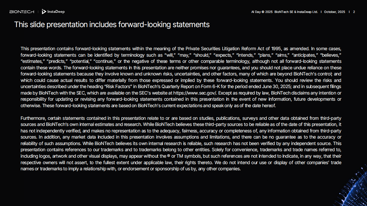 BioNTech_Innovation Series AI Day 2025 第2页