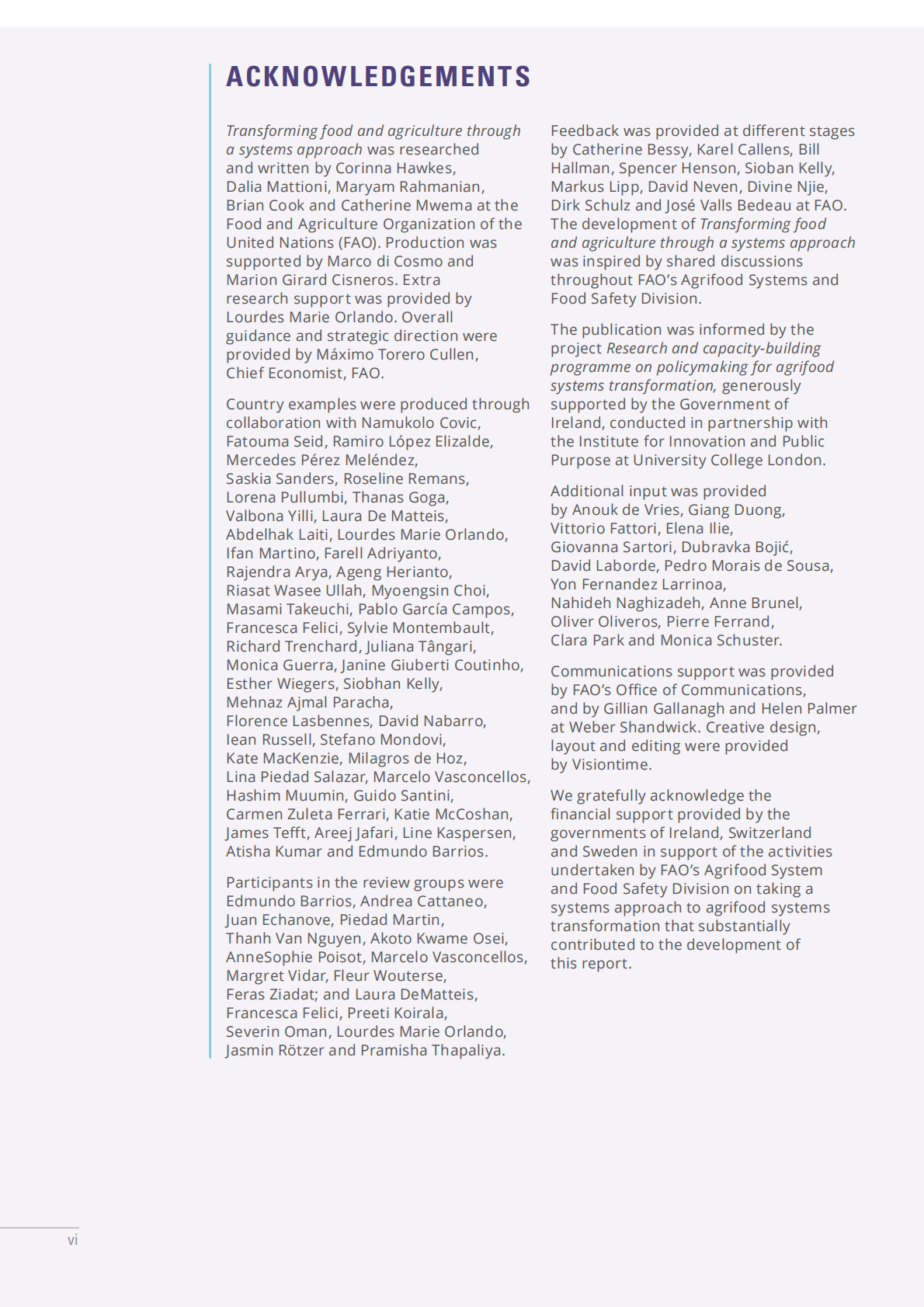 FAO联合国粮农组织：2025年通过系统方法转变粮食和农业报告（英文版） 第8页