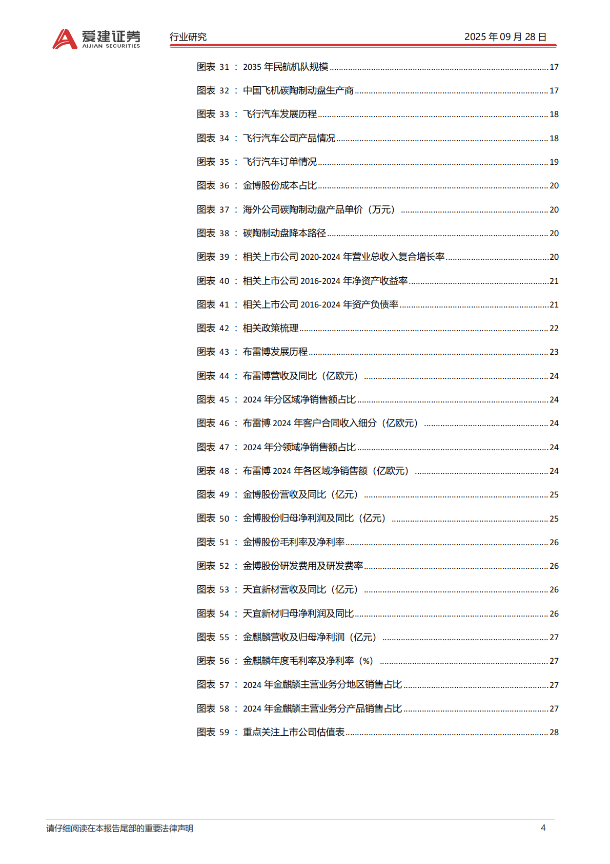 爱建证券：碳陶制动盘行业深度报告：碳陶制动盘，高端标配，自主向上 第4页