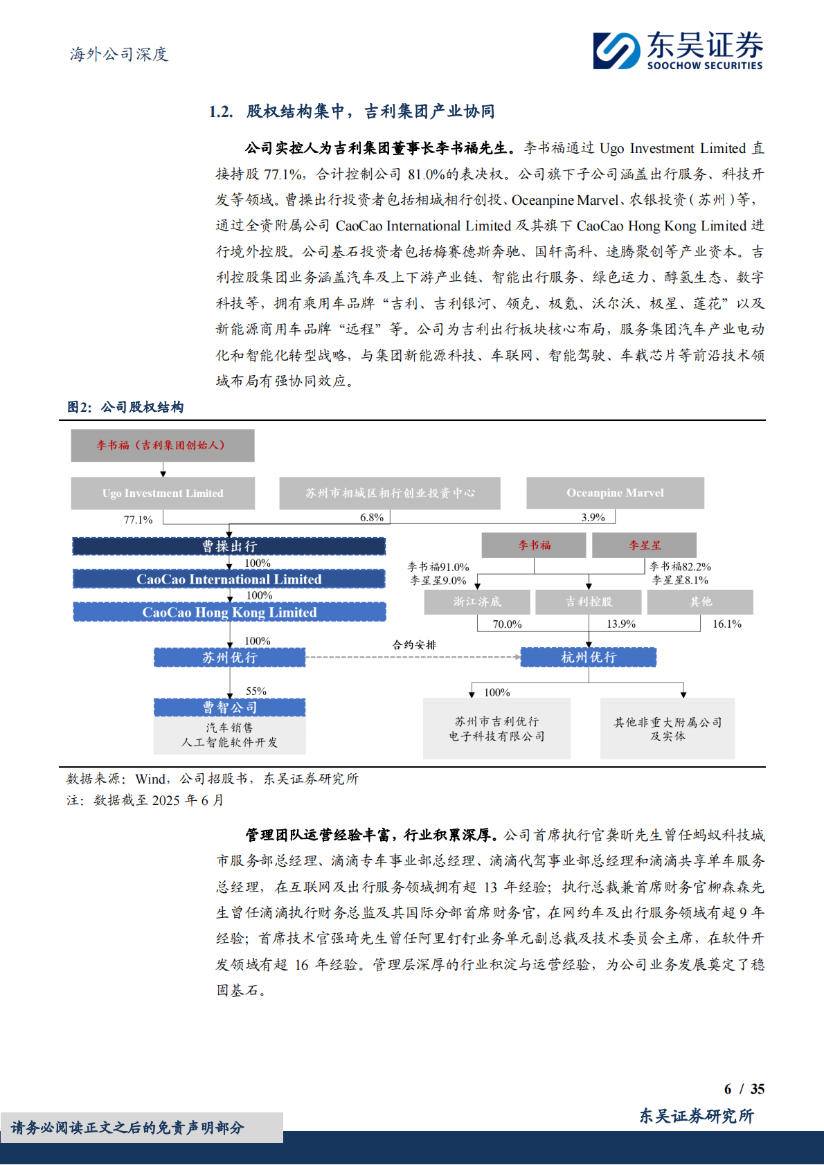 东吴证券：曹操出行研究报告：科技重塑共享出行，打造服务口碑最好品牌 第6页