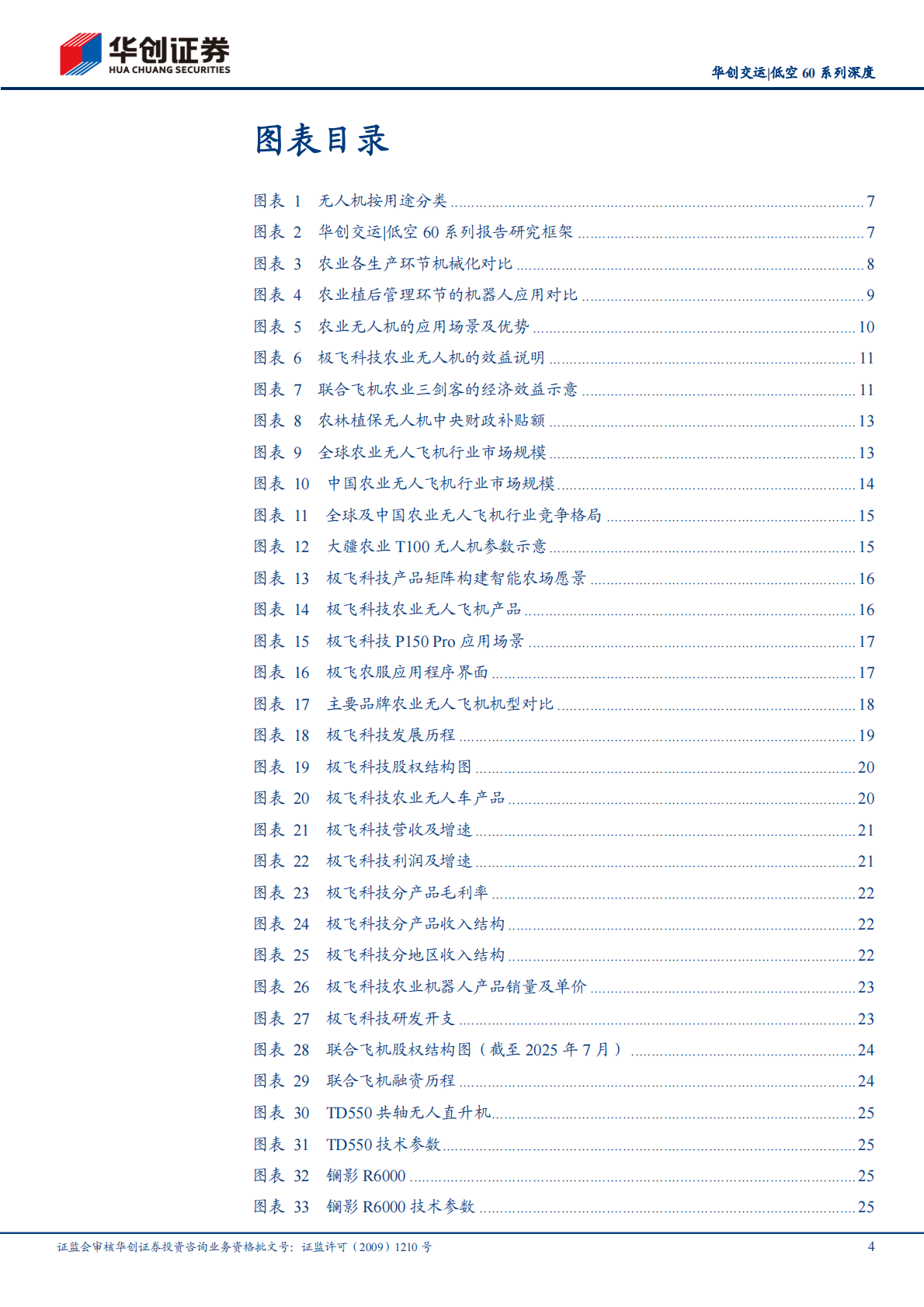 华创证券：华创交运低空60系列研究（二十二）：低空+农业：新质生产力如何赋能第一产业？ 第4页