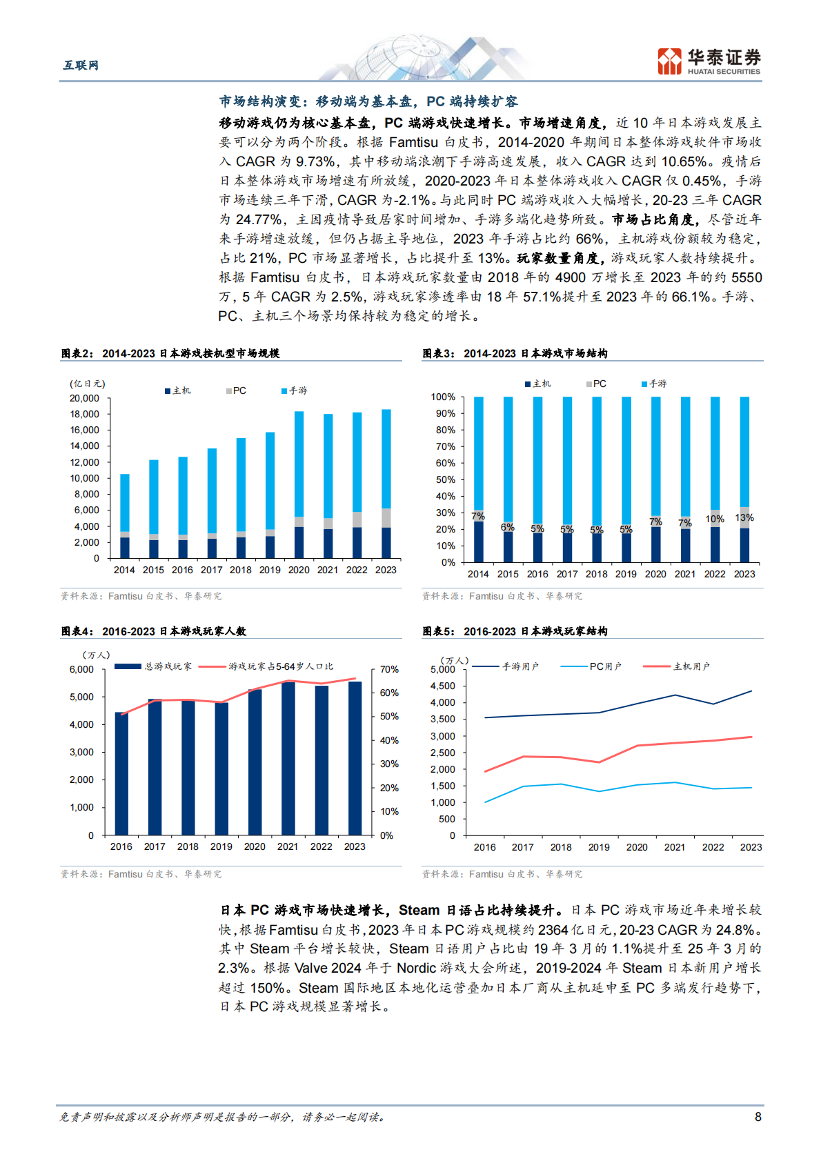 华泰证券：互联网行业：日本游戏行业洞察，穿越周期之道 第8页