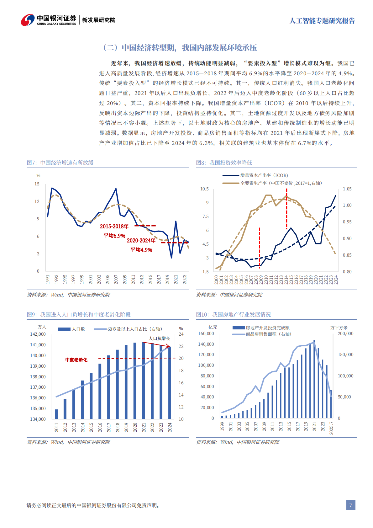 中国银河：人工智能：“双重变局”下的中国突围之路 第7页