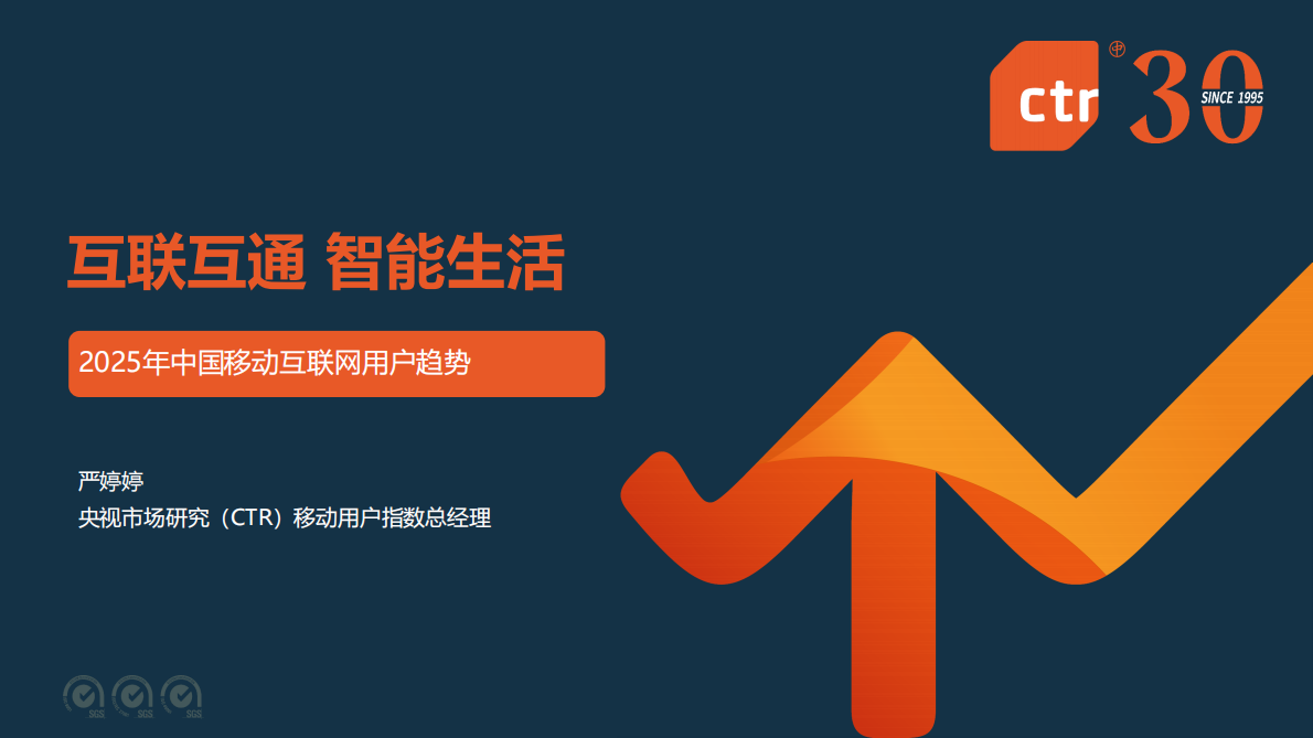 CTR：2025年中国移动互联网用户趋势：互联互通 智能生活 第1页