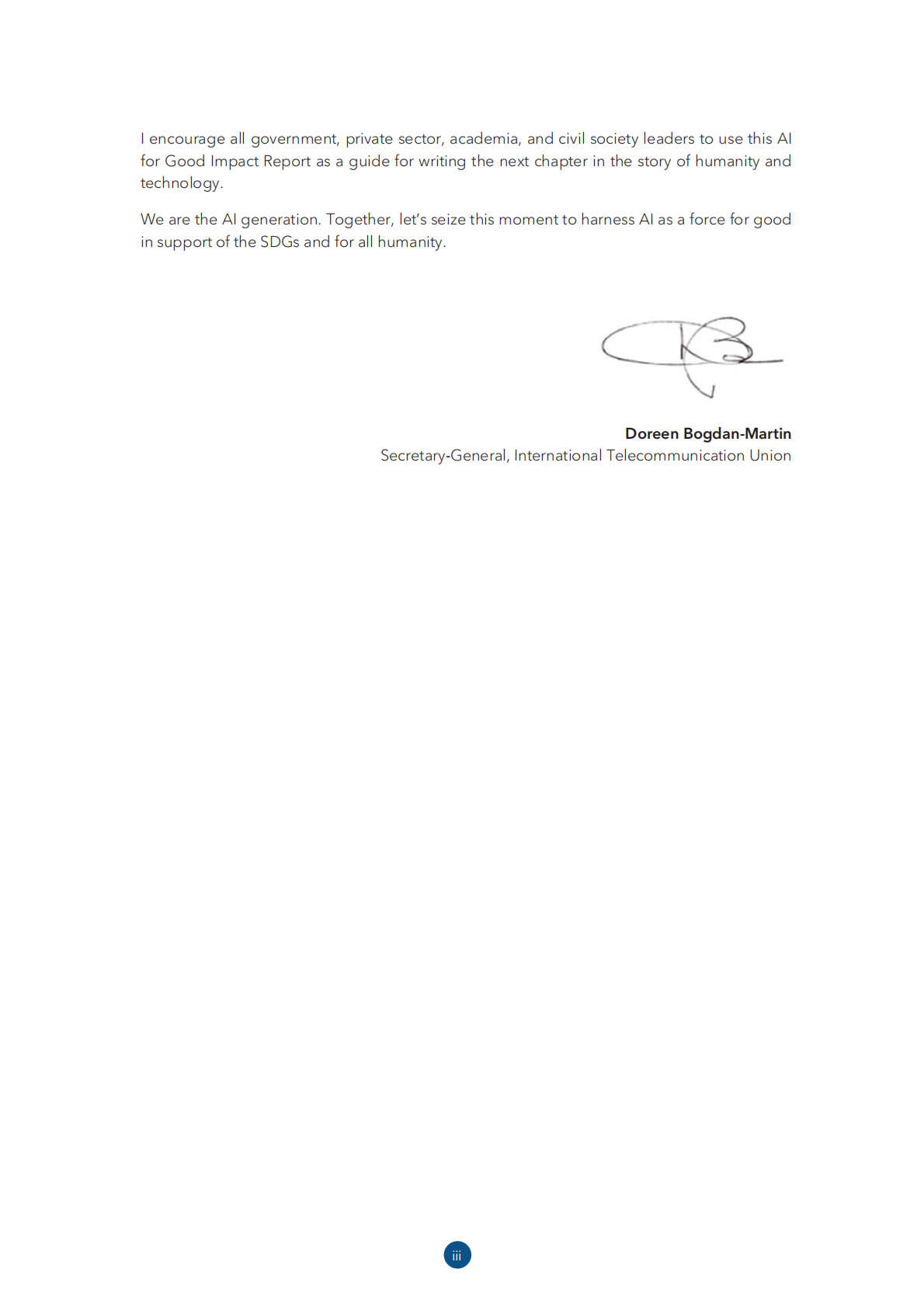 ITU_国际电信联盟：2024年“人工智能向善”项目影响力报告（英文版） 第5页