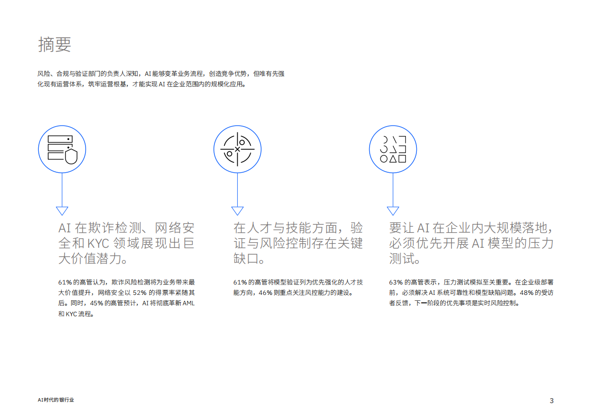 IBM商业价值研究院：2025年AI时代的银行业：以AI驭险更须为AI设防报告 第3页