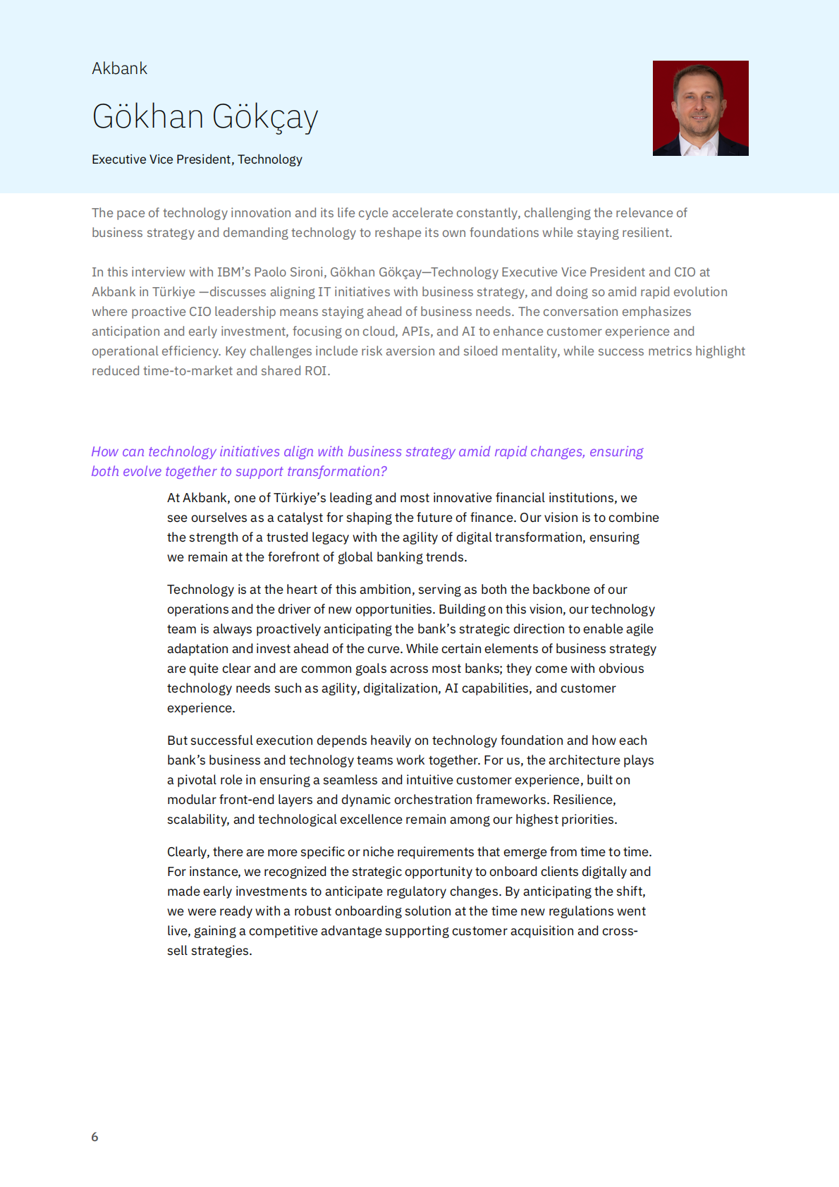 IBM商业价值研究所：2025年创造者之声：核心银行系统现代化与全企业AI应用研究报告（英文版） 第8页