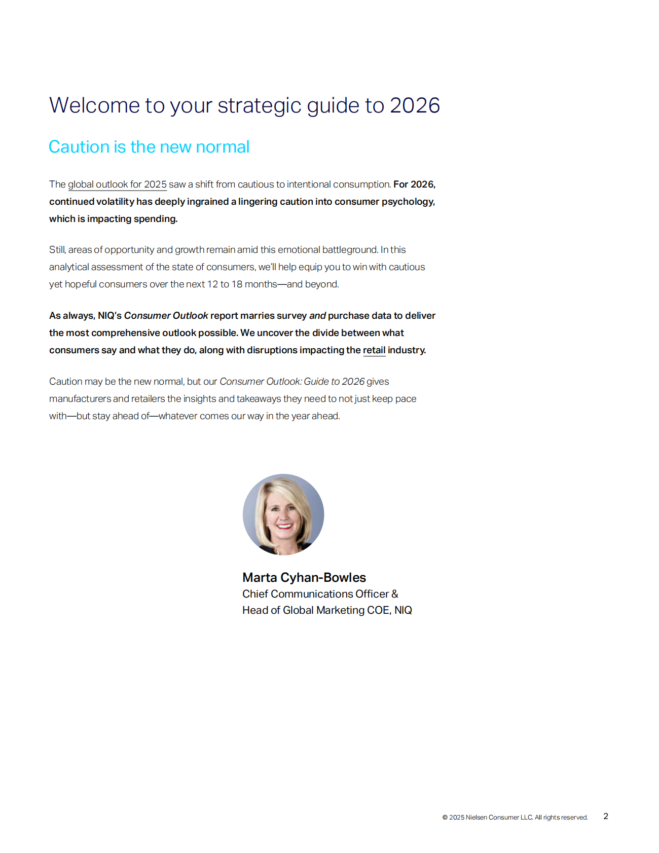 尼尔森IQ：2026年全球消费者展望报告（英文） 第2页