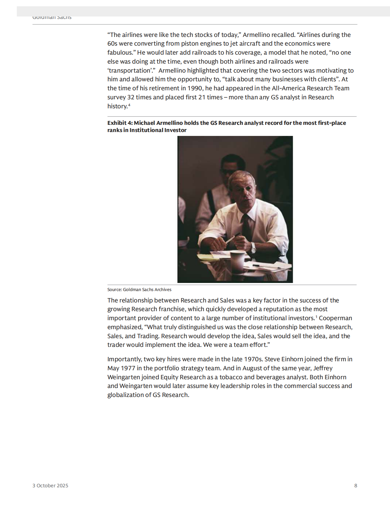 高盛：2025年高盛投资研究的历史脉络报告（英文版） 第8页