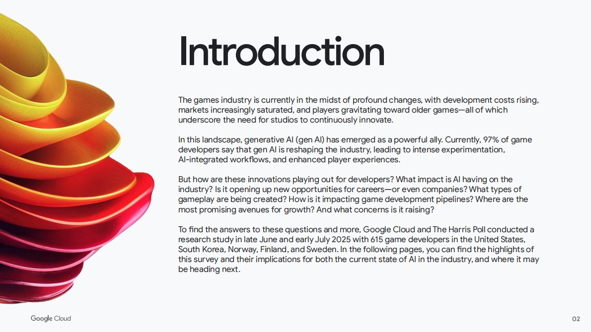 谷歌云：2025年人工智能赋能游戏产业：生成式AI驱动新一代游戏研发研究报告（英文版） 第2页