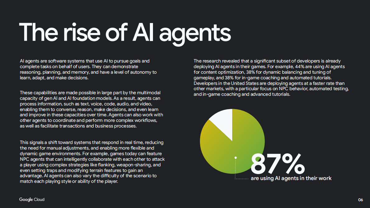 谷歌云：2025年人工智能赋能游戏产业：生成式AI驱动新一代游戏研发研究报告（英文版） 第6页