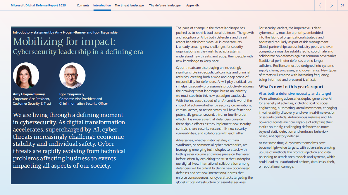 微软：2025数字防御报告（英文版） 第4页