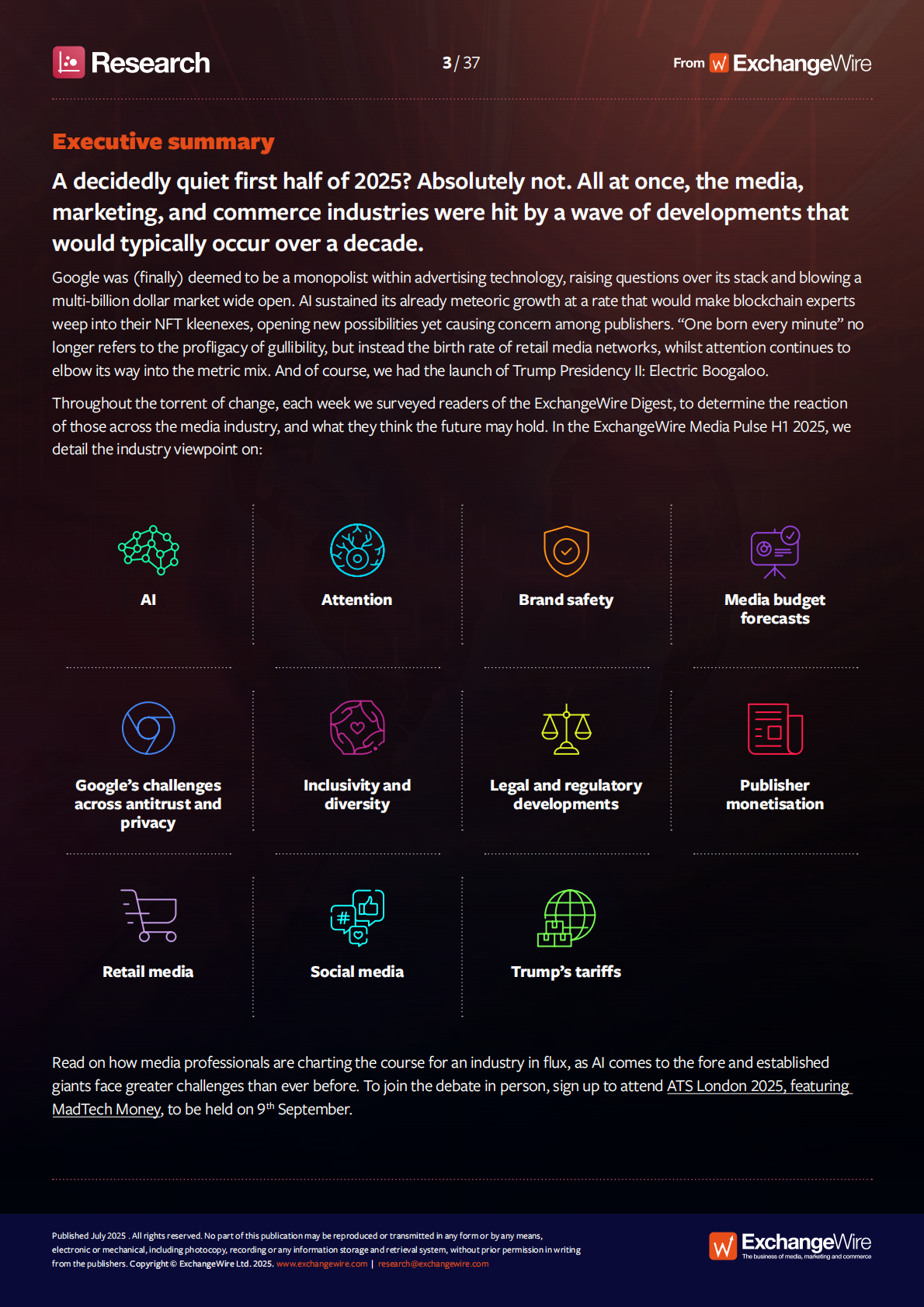 ExchangeWire：2025年全球上半年传媒行业动向报告（英文版） 第3页