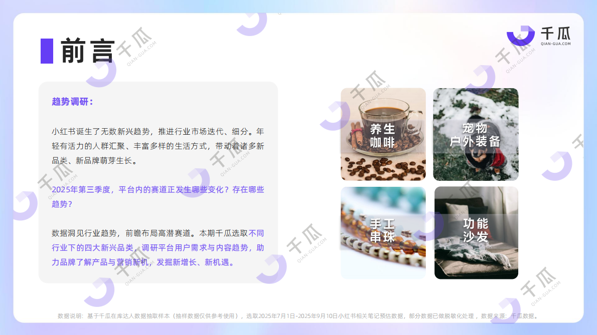 千瓜数据：2025年第三季度「新兴品类」简报（小红书平台） 第2页