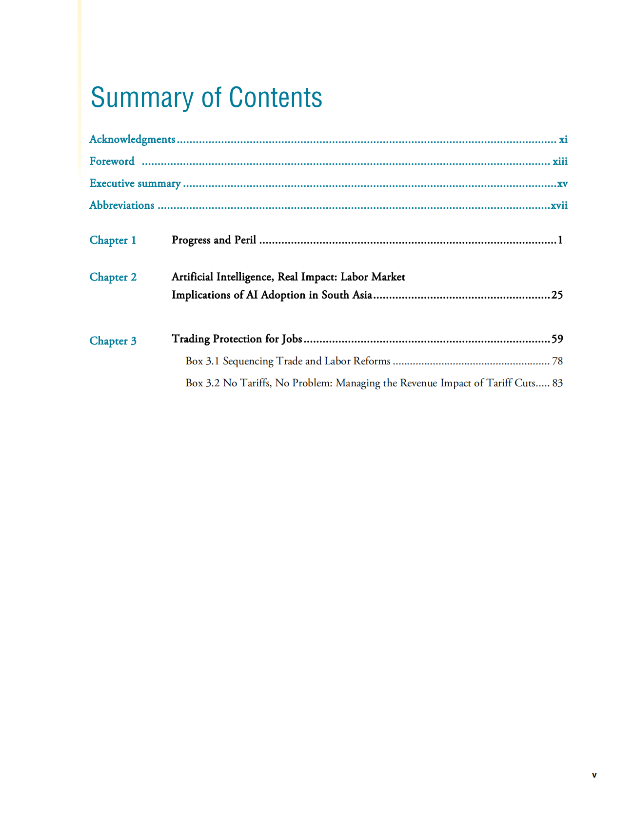 世界银行：2025年南亚发展更新报告：就业、人工智能与贸易（英文版） 第7页