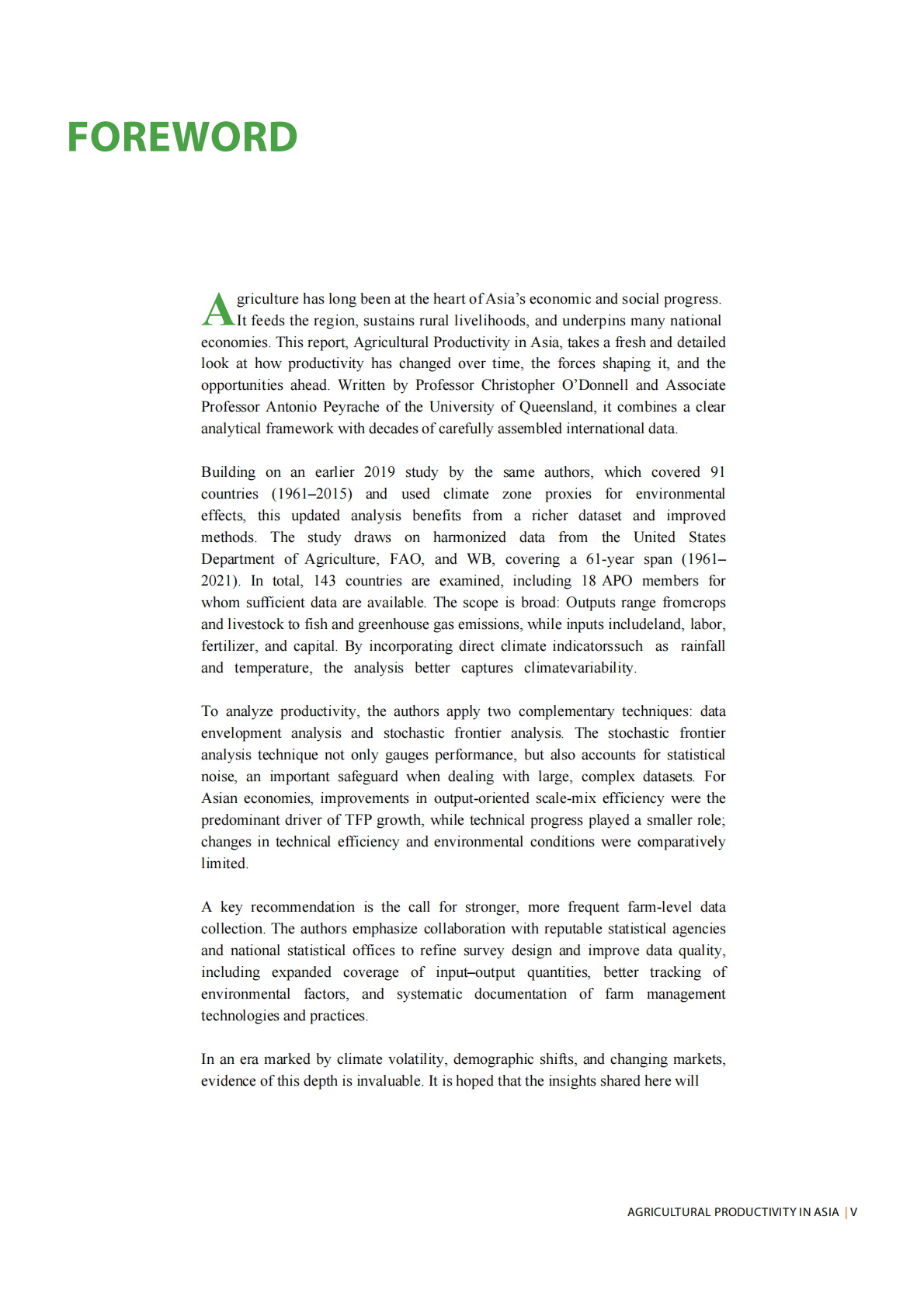 亚洲生产力组织（APO）：2025年亚洲农业生产力报告（英文版） 第7页
