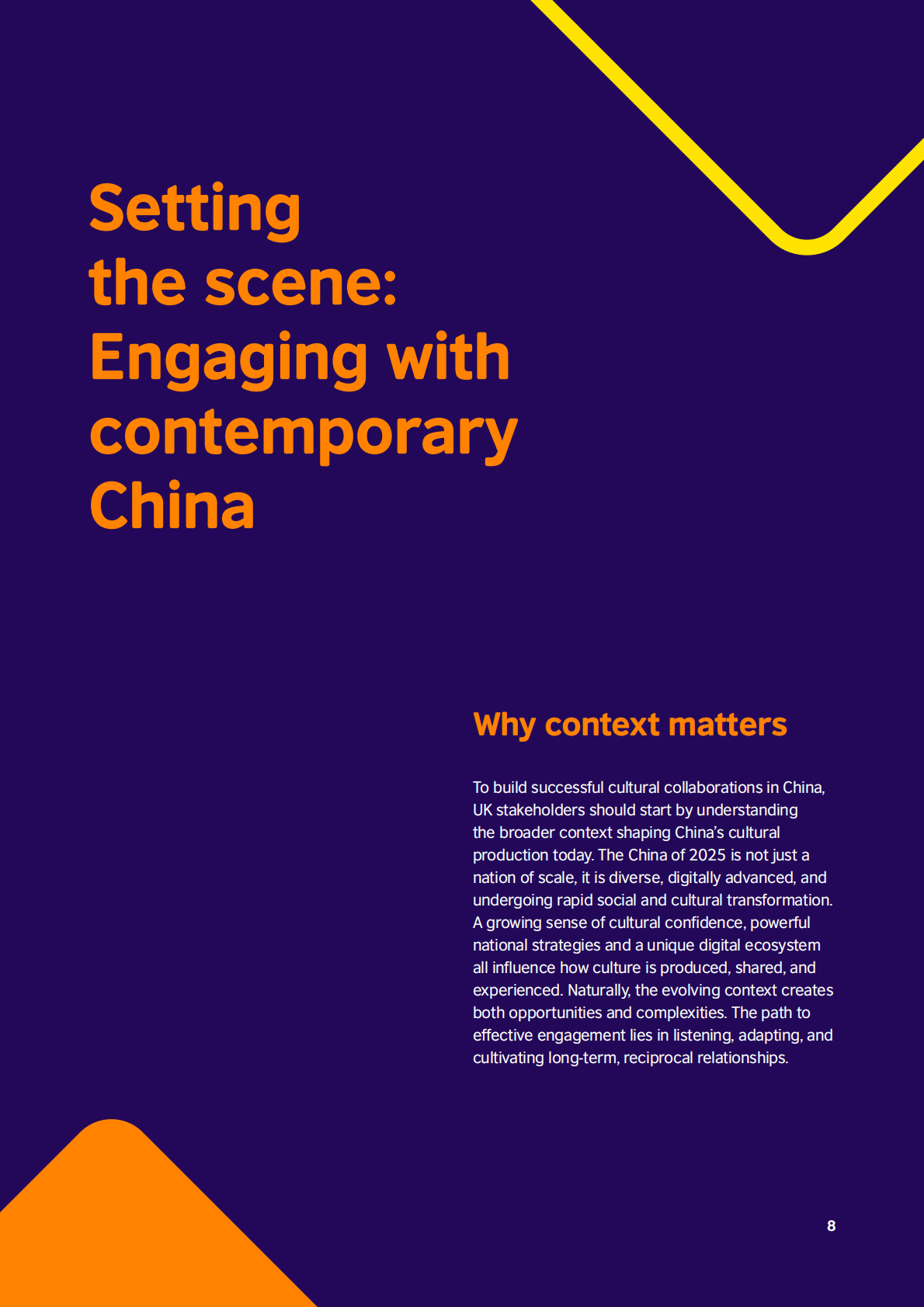 英国文化教育协会：2025年中国内地艺术与文化机遇指南报告（英文版） 第8页